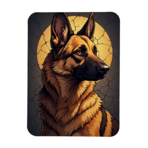 🦴 German Shepherd Gifts For Pet Lovers 🦴 Magnet