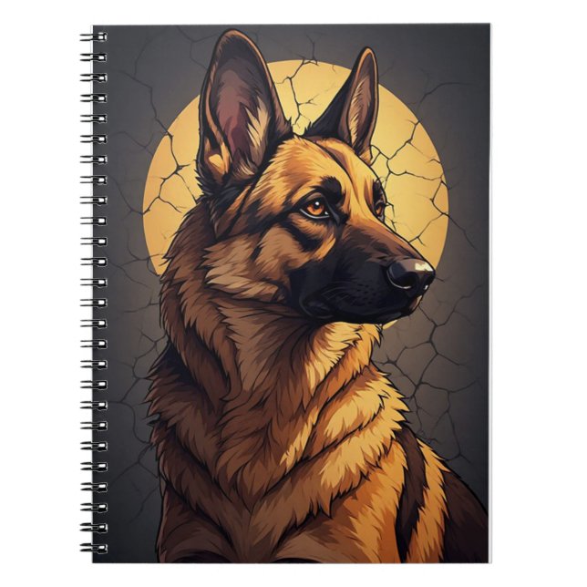 🦴 German Shepherd Gifts For Pet Lovers 🦴 Notebook (Front)