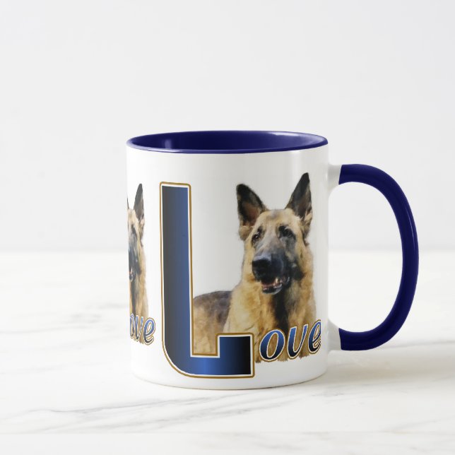 German Shepherd Gifts, German Shepherd Mugs (Right)
