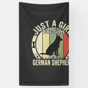 German Shepherd Girl Dog Lover Design (2)_1 Banner
