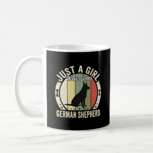 German Shepherd Girl Dog Lover Design (2)_1 Coffee Mug