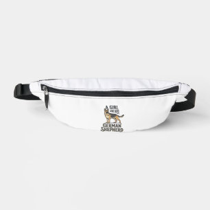 German Shepherd Girl Shirt Vintage Dog Lover Desig Bum Bags
