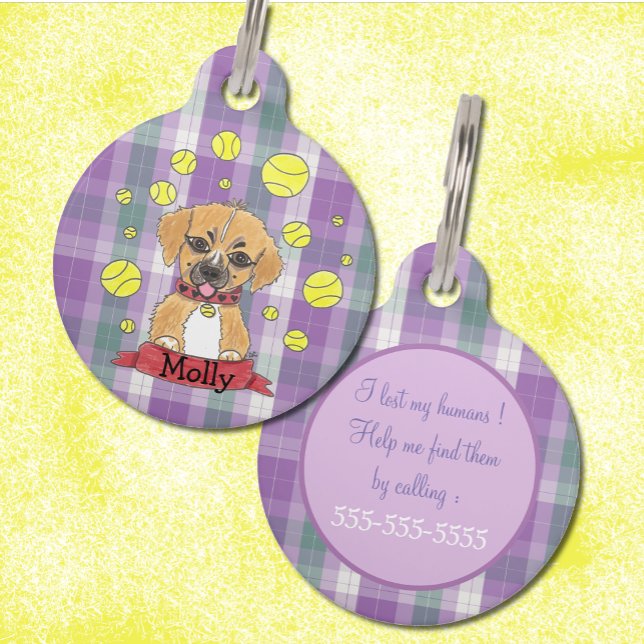 German shepherd golden retriever mix dog id tag (Creator Uploaded)