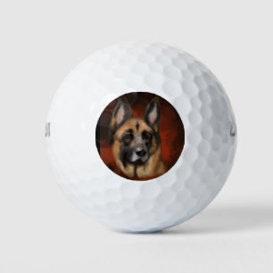 GERMAN SHEPHERD      GOLF BALLS