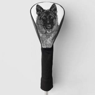 German shepherd  golf club cover