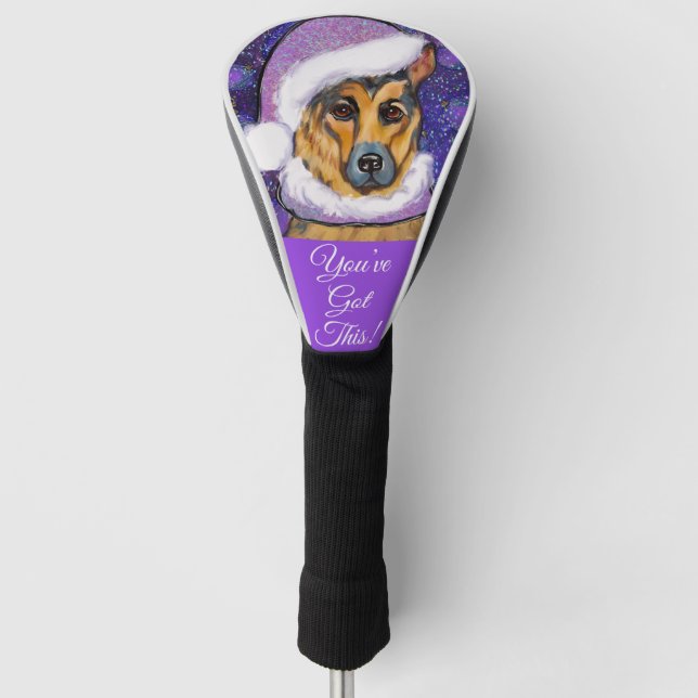 GERMAN SHEPHERD GOLF HEAD COVER (Front)