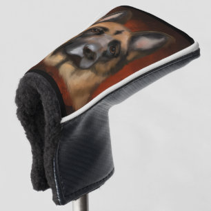 GERMAN SHEPHERD      GOLF HEAD COVER