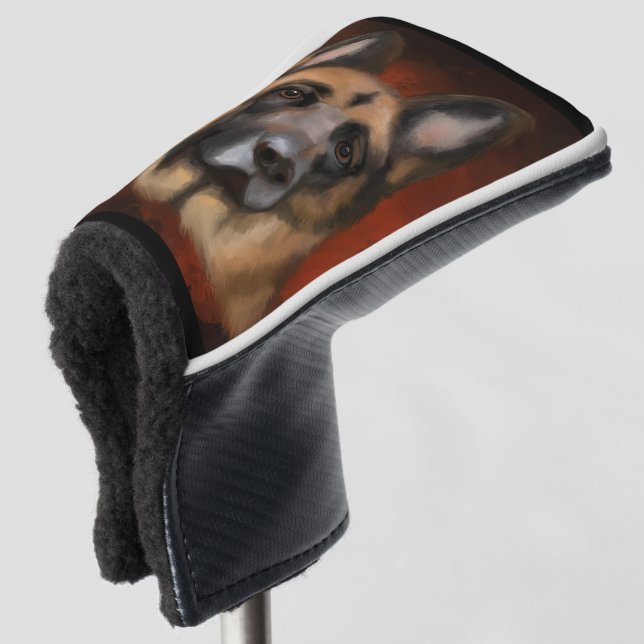 GERMAN SHEPHERD      GOLF HEAD COVER (3/4 Front)