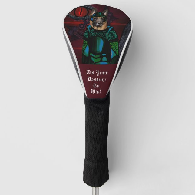 German Shepherd              Golf Head Cover (Front)