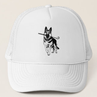 German Shepherd Golf  Trucker Hat