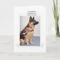 German Shepherd Graduating as a Guide Dog Team
