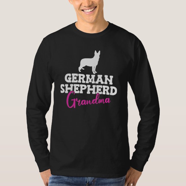 German Shepherd Grandma Funny Dog T-Shirt (Front)