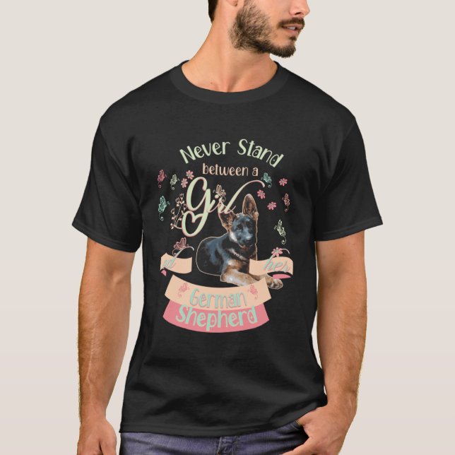 German Shepherd  Graphic  for T-Shirt (Front)
