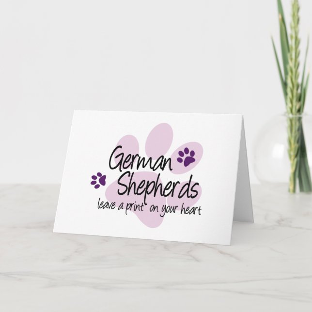 German Shepherd Greeting Card (Front)