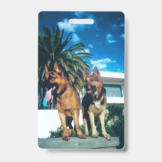 german shepherd group ID badge (Front)