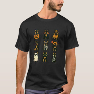 German Shepherd Halloween Costume Funny Scary Dog T-Shirt