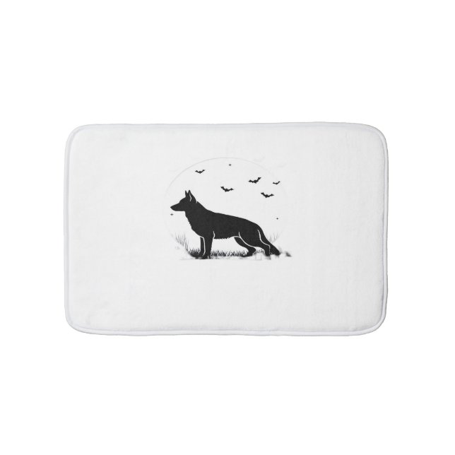 German Shepherd Halloween Costume  My German Sheph Bath Mat (Front)