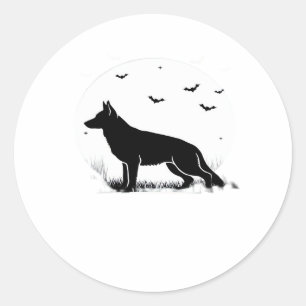 German Shepherd Halloween Costume  My German Sheph Classic Round Sticker