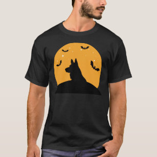 German Shepherd Halloween Design T-Shirt