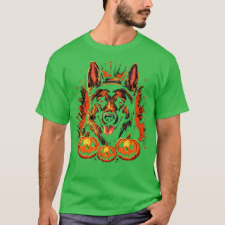 German Shepherd Halloween T-Shirt