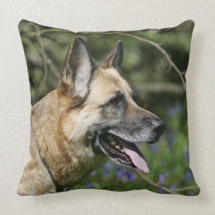 German Shepherd Headshot 3 Cushion