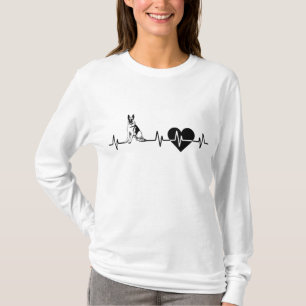German Shepherd Heartbeat I Love My German Shepher T-Shirt
