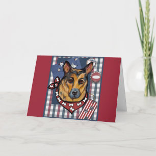 GERMAN SHEPHERD HOLIDAY CARD