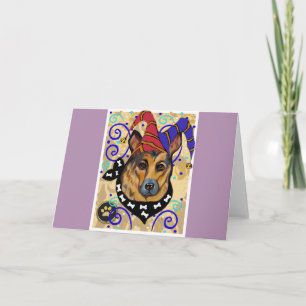 GERMAN SHEPHERD HOLIDAY CARD
