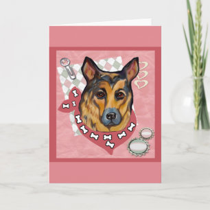 GERMAN SHEPHERD HOLIDAY CARD