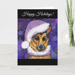 German Shepherd        Holiday Card