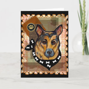 GERMAN SHEPHERD HOLIDAY CARD