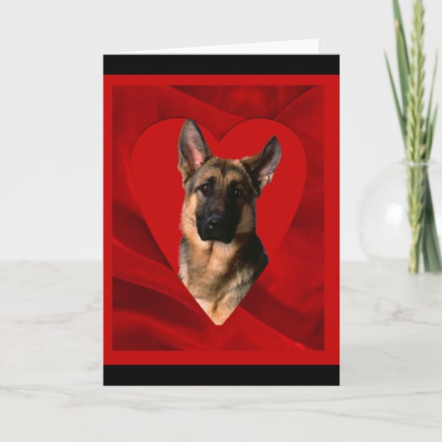 German Shepherd Holiday Card (Front)