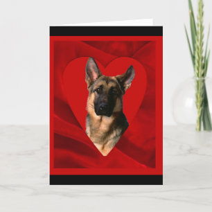 German Shepherd Holiday Card