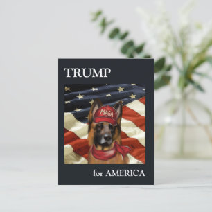 GERMAN SHEPHERD  HOLIDAY POSTCARD