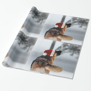 German Shepherd Holiday Wrapping Paper