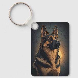 🦴 German Shepherd Home Decor For Dog Fans 🦴 Key Ring