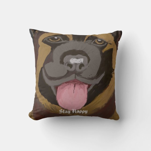 German Shepherd Iconic Gift Cushion (Front)