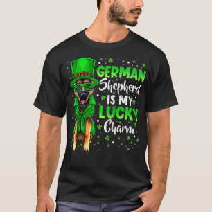 German Shepherd Is My Lucky Charm St Patricks Day T-Shirt