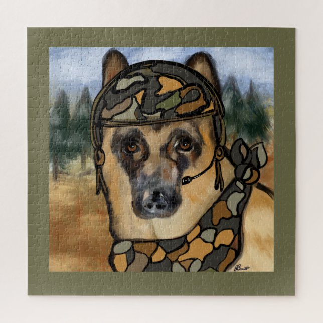 GERMAN SHEPHERD      JIGSAW PUZZLE (Vertical)