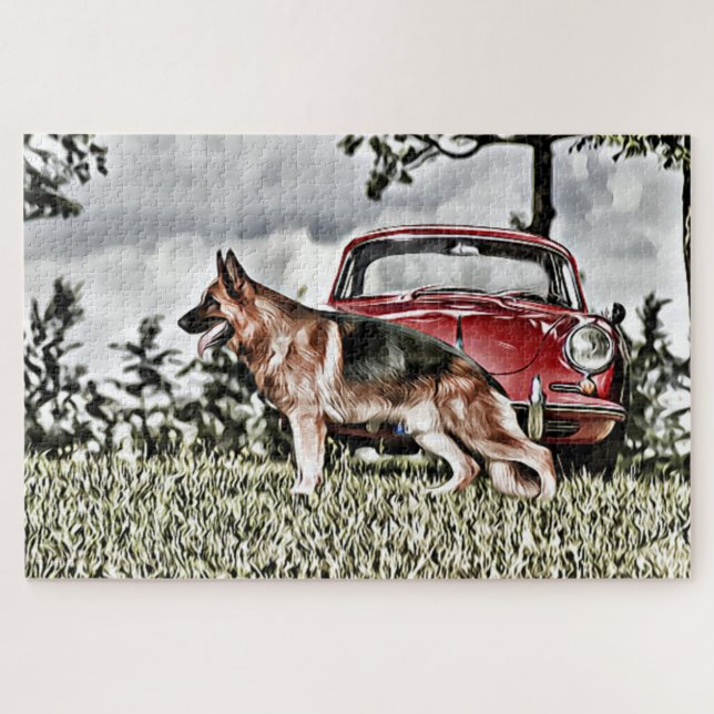 German Shepherd Jigsaw Puzzle (Horizontal)