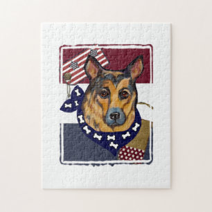 GERMAN SHEPHERD JIGSAW PUZZLE