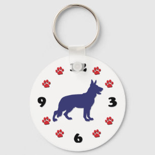 German Shepherd Key Ring