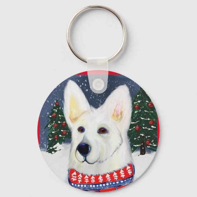 German Shepherd    Key Ring (Front)