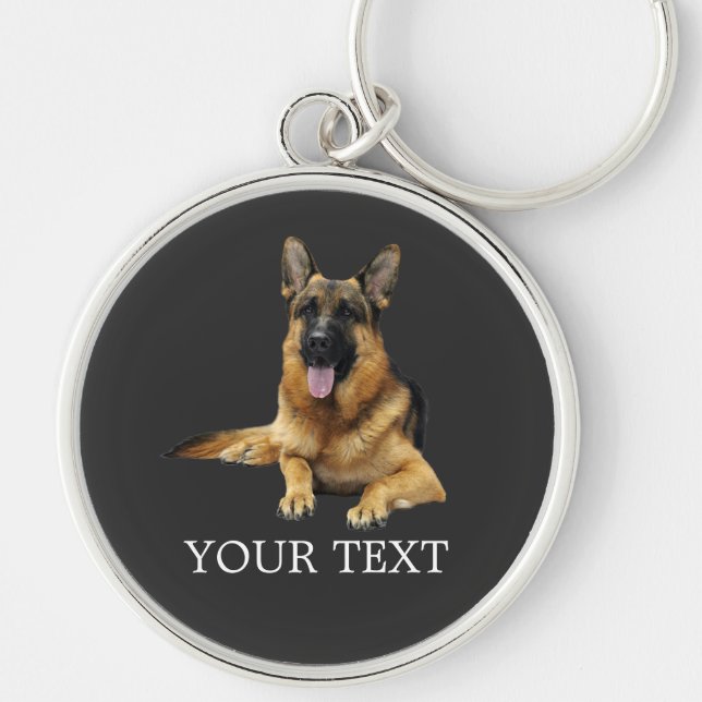 German Shepherd Key Ring (Front)