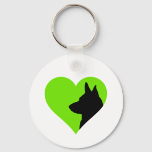 German Shepherd Key Ring