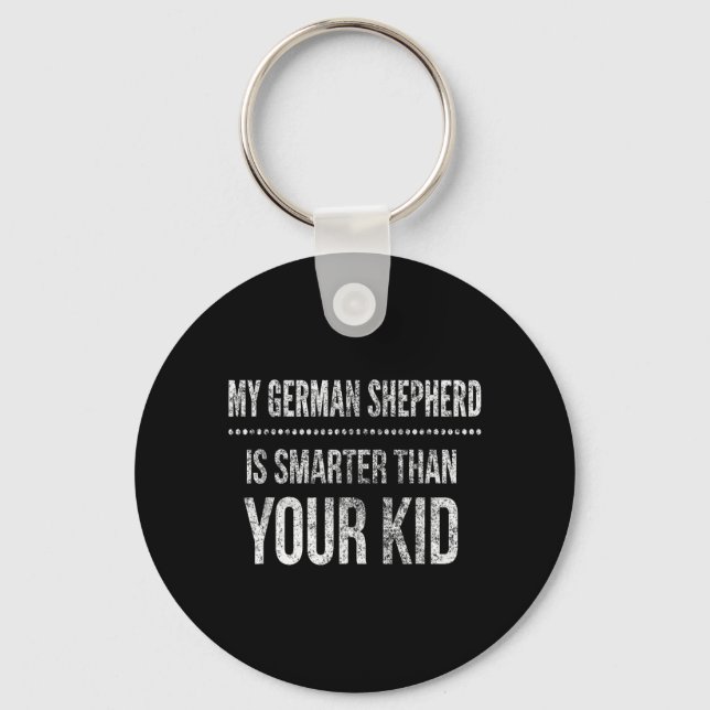 German Shepherd Key Ring (Front)