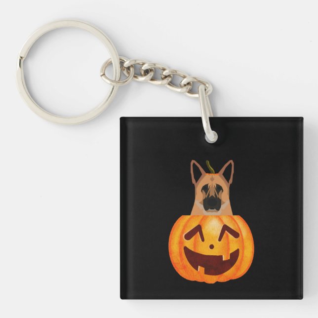 German Shepherd           Key Ring (Front)