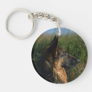 German Shepherd Keyring