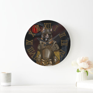 German Shepherd Large Clock