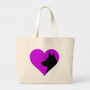 German Shepherd Large Tote Bag
